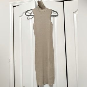 Midi Turtleneck Sweater Dress
